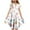 #0081-Multicolor, variant on Girls Easter Printed Flutter Sleeve Crew Neck Dress Ruffled Tiered Waist with Pockets Soft Breathable Summer Casual Party Dress 6-15 Years