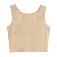thumbnail image 5 of Bibifish Womens Tank Tops Scoop Neck Wide Strap Cropped Loose Fit Camisoles Summer Breathable Sleeveless Shirts, 5 of 5