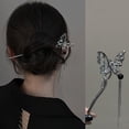 thumbnail image 1 of Épingle à Cheveux Papillon Rose Chinois - Style Ancien Oscillation Torsadée Step Cheongsam Épingle à Cheveux, 1 of 8