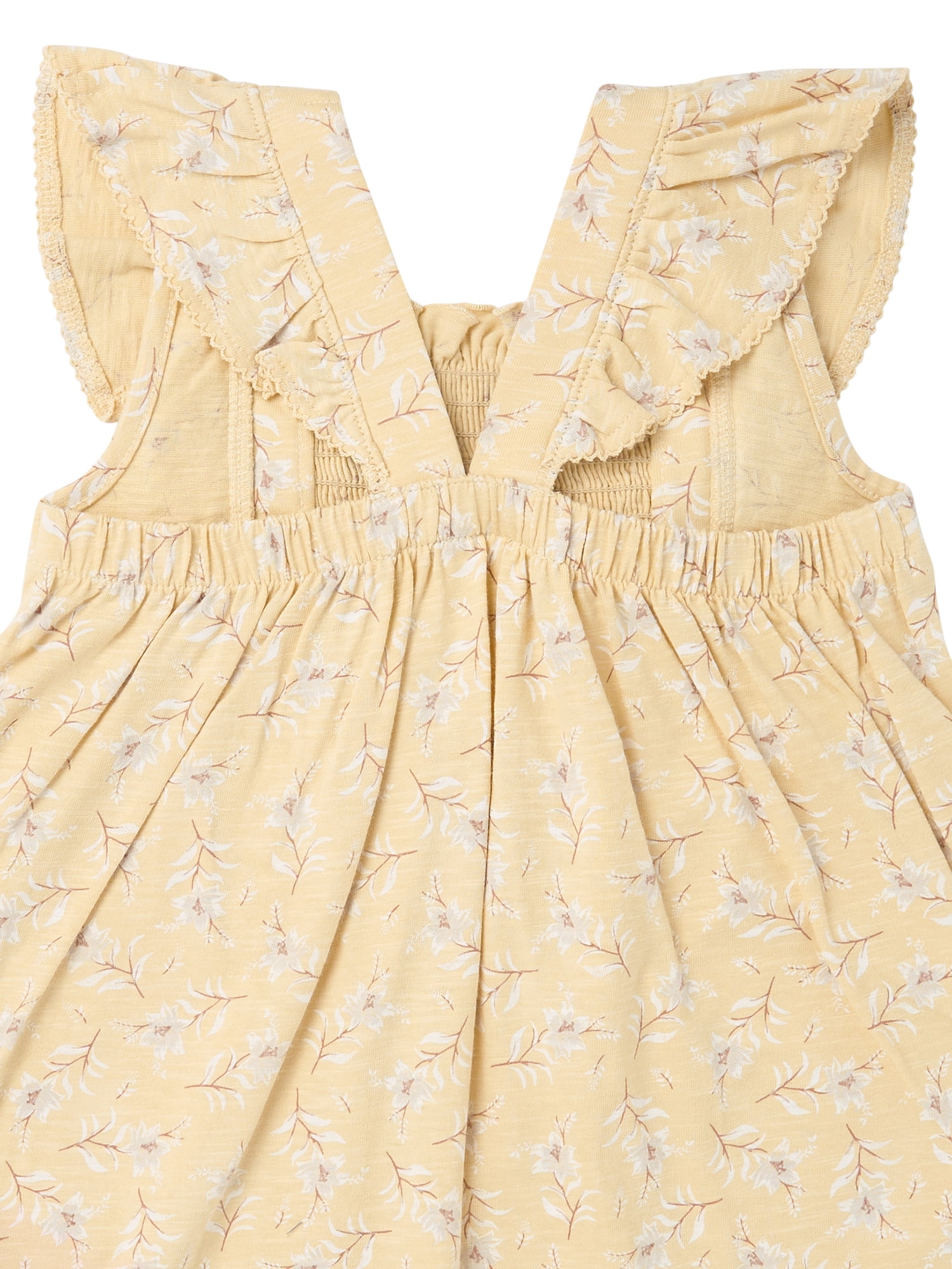 Modern Moments by Gerber Toddler Girl Smocked Pinafore Dress, Sizes 12 Months - 5T