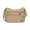 Khaki, variant on Roomy Wear Resistant Nylon Shopper Bag With Reinforced Stitching And Smooth Zippers Crossbody Bag For Daily Commute Need