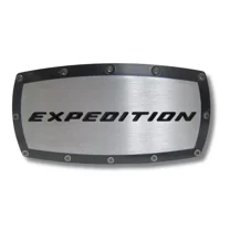 Ford Expedition Billet Aluminum Tow Black Hitch Cover Plug Official Licensed