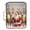 Christmas Santa Claus with Deers, variant on Haosy Accordion File Organizer Zipper Binder 500 Sheet 6-Tab Expanding File Folder Multi-Pocket 1.2 Inch 3 Ring Pencil Drawing Flower