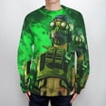 thumbnail image 4 of Apex Legends Octane Unisex Sweater Long Sleeve Round Neck Pullover Jumper Fall Winter Clothes Print Tops Blouse M, 4 of 6