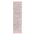 thumbnail image 3 of Unique Loom Paragon Collection Area Rug - Decorah (2' 2" x 8' Runner Pink/Blue), 3 of 7