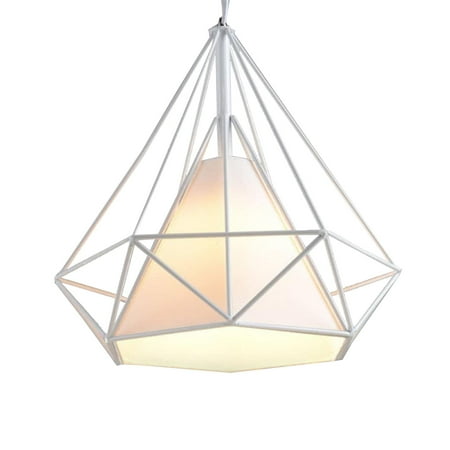 

New Three LED Modern Wrought Iron Diamond Ceiling Light