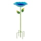 thumbnail image 2 of Baño para pájaros de metal vertical con estaca, bebedero y comedero desmontables, decoración vintage de jardín para aves, 80x27 cm, 2 of 6