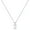 Z, variant on Jewelry Initial Pendant Necklace for Men Womens, 925 Sterling Silver Letter Capital Necklace Alphabets from A-Z Figaro Chain Necklace