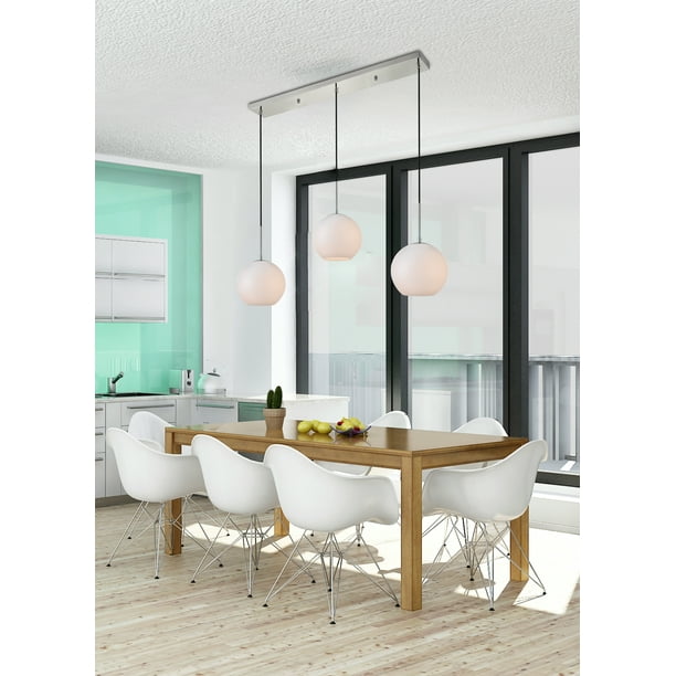 Living District LD2237C Baxter 3 Lights Pendant Ceiling Light with