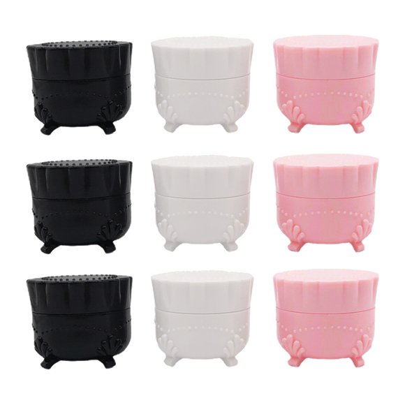 9pcs Non-Skid Nail Glue Gel Botella Portátil Crema Vacío Botella Retellable Botella