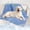 Deep Blue, variant on Cooling Blanket for Dogs, 0.4 Q-MAX Pets Cooling Comforter for Bed Cover, Summer Blanket for Large Dogs Washable, Soft Lightweight Cold Mats for Pet Hot Weather Sleeping (60"×80"/Green)