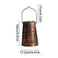 thumbnail image 3 of Garden Ironwork Hollow Solar Hanging Lamp Outdoor Waterproof Projection Lamp Garden Lamp, 3 of 7