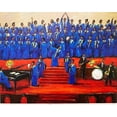 thumbnail image 2 of Ted Ellis "Gospel Soul Choir" Hand Signed & # Framed African American Art Generic, 2 of 4