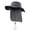 Dark Gray, variant on Men's Sun Hat UPF50+ Large Fishing Hat Neck Bucket Hat Navy Blue