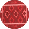 thumbnail image 1 of Ahgly Company Indoor Round Oriental Red Traditional Area Rugs, 8' Round, 1 of 4