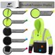 thumbnail image 3 of Sudadera sesafety Class 3 con capucha reflectante de alta visibilidad, 3 of 6