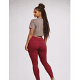 thumbnail image 3 of Dionies Women's Athletic Crop Tee, Gray, 3 of 5
