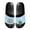 Blue Floral Pattern, variant on Anti-Slip Sole Slides Slippers, Snake Skin & Gold Chain Non Slip Comfortable Slide Sandals for Walking Summer Outdoor