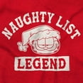 thumbnail image 4 of Xmas Garfield Naughty List Legend Baby Romper Boys or Girls, 4 of 6