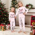 thumbnail image 6 of Evdexr Christmas Family Pajamas Matching Sets Long Sleeve Crew Neck Shirt and Pants Sets 2026 Funny Xmas Printed Pjs Set Breathable Lightweight Lounge Sleepwear 3 Years, 6 of 7