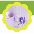 thumbnail image 5 of Yellow Anti-Spill Bird Feeder & Waterer with Semi-Enclosed Curved Cover, Splash-Proof Baffle, Non-Slip Perch - Detachable Design for Easy Refill & Cleaning, Universal Cage Compatibility, Eco-Friendly, 5 of 5