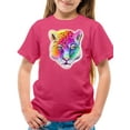 thumbnail image 1 of Leopard In Rainbow T-Shirt Juniors -Rose Khan Designs,  Medium, 1 of 4