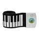 thumbnail image 1 of Piano Plegable Sunnimix Enrollar Teclado 49 Teclas Blanco y Negro, 1 of 8