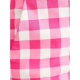 thumbnail image 5 of Checked High-Waist Elastic Waist Shorts, 5 of 5