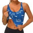 thumbnail image 3 of Detroit Women's U-shaped low neck Sports Vest with detachable chest cushion, 3 of 8