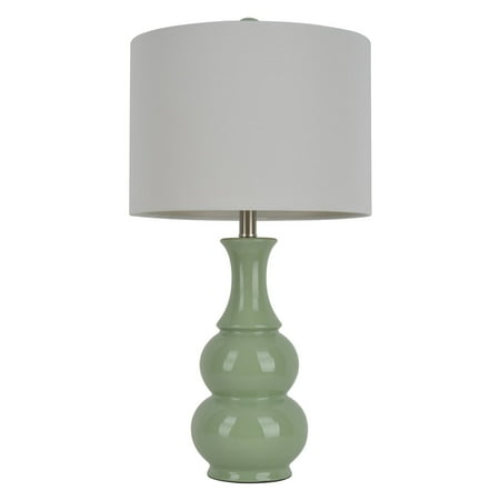 Light Green Double Gourd Ceramic Table Lamp
