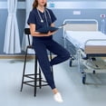 thumbnail image 3 of Conjunto de pantalones para mujer, traje para el trabajo de enfermera, transpirable, lavable a máquina, para el cuidado de la salud, cuidado de, 3 of 4