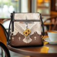 thumbnail image 3 of Tutolipy Dove Sunflower Design Crossbody Purse Ladies Crossbody Purse, Versatile Lightweight Handbag Waterproof Material for Short Trips Work, 3 of 7