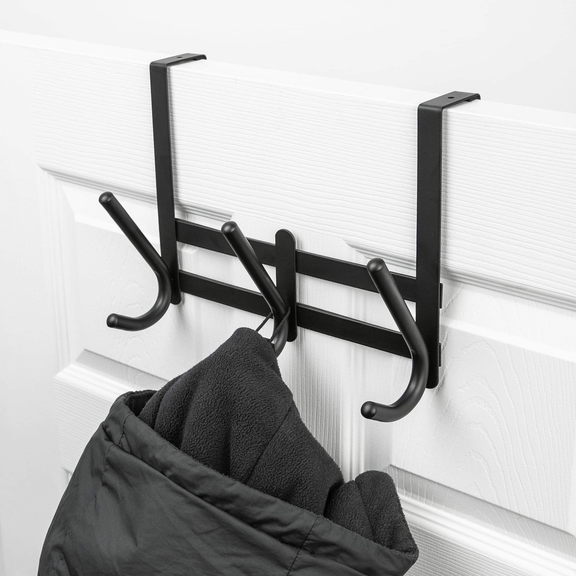 Era Zeus over The Door 3 Hook Black,  10.24 x 8.74in, 10.24" x 8.74"