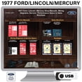 thumbnail image 2 of Detroit Iron OEM 1977 Ford Lincoln Mercury Shop Manuals, Sales Literature & Wiring Diagrams / Specs Kit on USB, 2 of 2