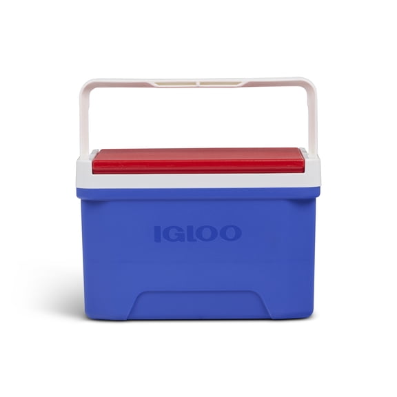 Igloo 9 QT Laguna Ice Chest Cooler, Blue Red and White