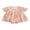 Pink, variant on aturustex Infant Baby Girl Princess Romper Dress 0-18M Newborn Mesh Short Sleeve Bodysuit Flower Embroidery Patchwork Jumpsuits Fairy Dress Crew Neck n Loose Cute Casual Summer Daily Clothes