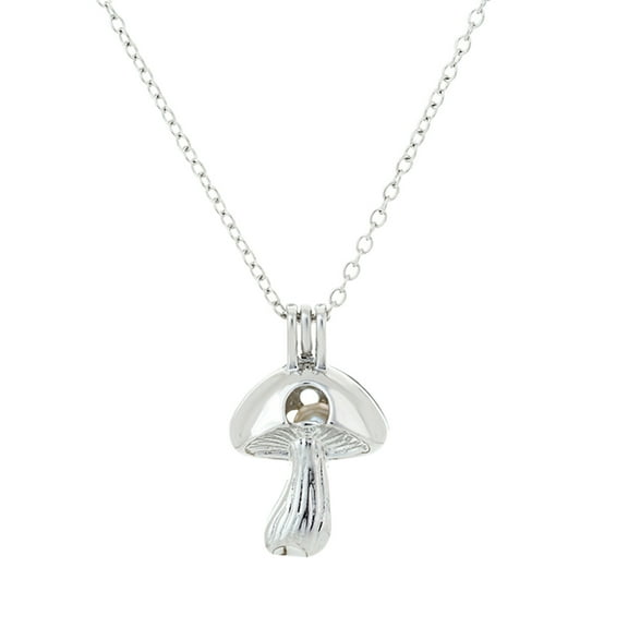 CILENON Gift Women Luminous Mushroom Pendant Necklace Chain Jewelry Tree For Party Jewelry Necklaces Pendants (C,One Size)