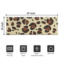 thumbnail image 5 of Gold and Brown Of Leopard Print Door Rugs,Washable Non Slip Door Mats Indoor,Decorative Door Mats,Entry Mat Indoor for Entrance,Bedroom,Kitchen,Bathroom,16"x47", 5 of 6