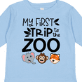 thumbnail image 4 of Inktastic My First Trip to the Zoo Cute Animals Boys or Girls Long Sleeve Toddler T-Shirt, 4 of 5