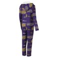 thumbnail image 3 of Women's Concepts Sport Purple Baltimore Ravens  Roadway Allover Print Microfleece Full-Zip Union Suit, 3 of 3