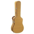 thumbnail image 6 of 41" Folk Guitar Hardshell Case, Durable Acoustic Guitar Carrying Case with Plush Interior & Lockable Latches Yellow, 6 of 11
