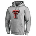 thumbnail image 2 of Men's Ash Texas Tech Red Raiders Primary Team Logo Pullover Hoodie, 2 of 3