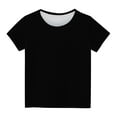 thumbnail image 3 of Birdeem Chemises pour Filles Chemises pour Enfants T-Shirt Graphique à Manches Courtes Col Rond Crop Top pour Filles et Garçons de 3 à 14 Ans T-Shirt Tee, 3 of 10