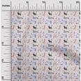 thumbnail image 2 of oneOone Viscose Chiffon Pink Salmon Fabric Kids Animals Sewing Fabric By The Yard Printed Diy Clothing Sewing Supplies 42 Inch Wide, 2 of 4
