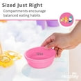 thumbnail image 2 of Re-Play 12 oz. Toddler Bowls for Snacks and Everyday Dining - Dishwasher and Microwave Safe - Made in USA - Set of 3 - Pixel Blush, 2 of 11