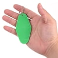 thumbnail image 4 of Unique Bargains Vintage Motel Keychain Blank Hotel Keychains Rhombus Retro Key Tag, Light Green, 16 Pack, 4 of 7