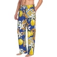 thumbnail image 2 of Daiia Sicilian Style Men's Sleep Pant with Pockets and Drawstring,Pajama Pants-Small, 2 of 9