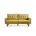 thumbnail image 5 of Uspridefurniture Feemster 69.3'' Velvet Square Arm Sofa -Yellow, 5 of 5