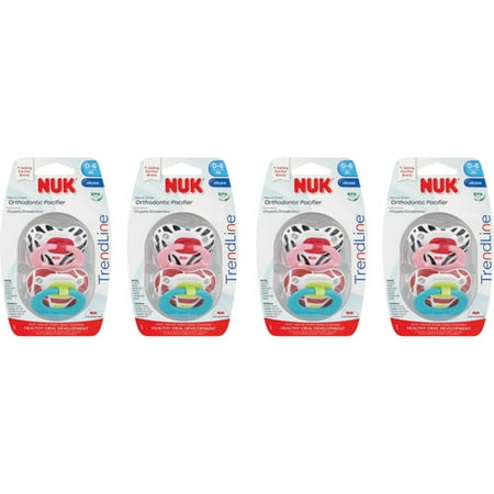 Nuk - Animal Print Silicone Pacifiers (s