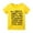 Yellow, variant on EnJoCho Kids Party Tops Toddler Children Spring Summer Letter Print Tshirt Clothing Boys Girls Short Sleeve Round Neck Casual School Home Sports T Shirt